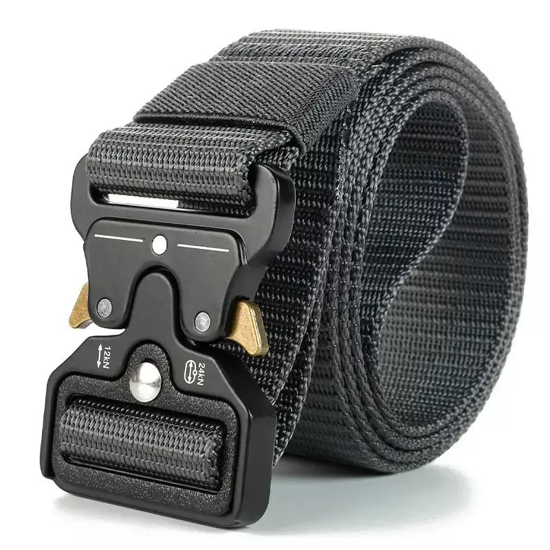 G Men’s Nylon Tactical Girdles Belt Outdoor Military Belts for Clothing Automatic Buckle Waist Strap