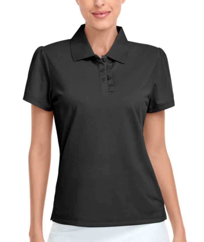 ZITY Women's Polyester Golf Polo Wrinkle Free Quick Dry Shirt-ZPK001290 | Zitysports