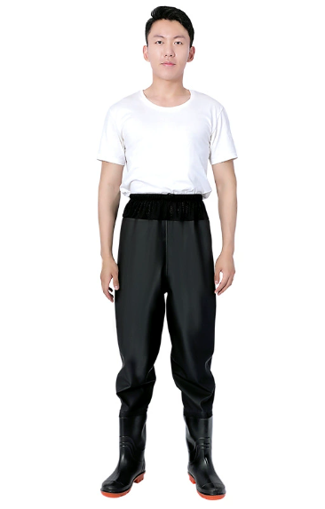 Multifunction Waders Waterproof Rubber Rain Boots PVC Nylon | SECOOD
