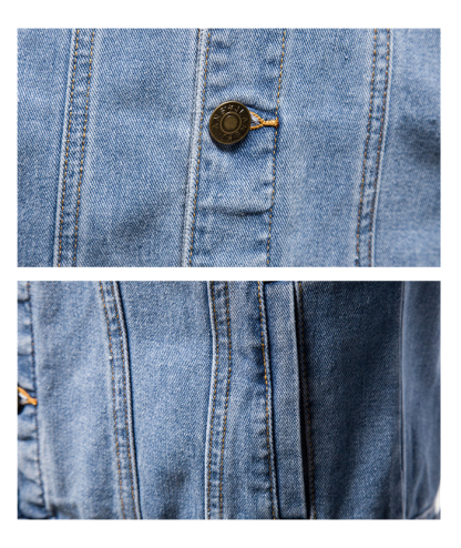 Men's Denim Trucker Jacket-DUMCO05431|Zitysports