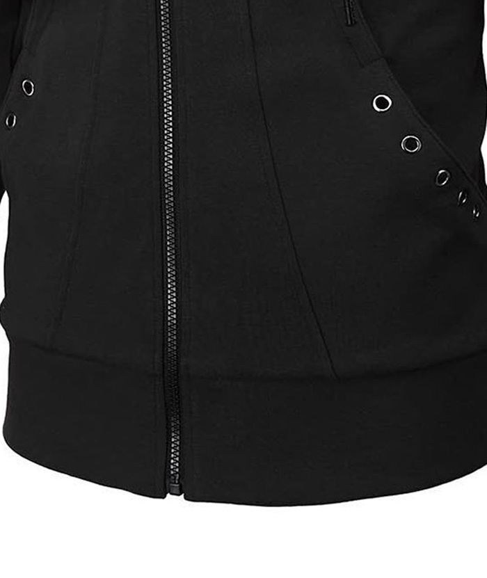 Men's Lightweight Long Sleeve Solid Color Full Zip Up Hoodie-DUMFH05025|Zitysports