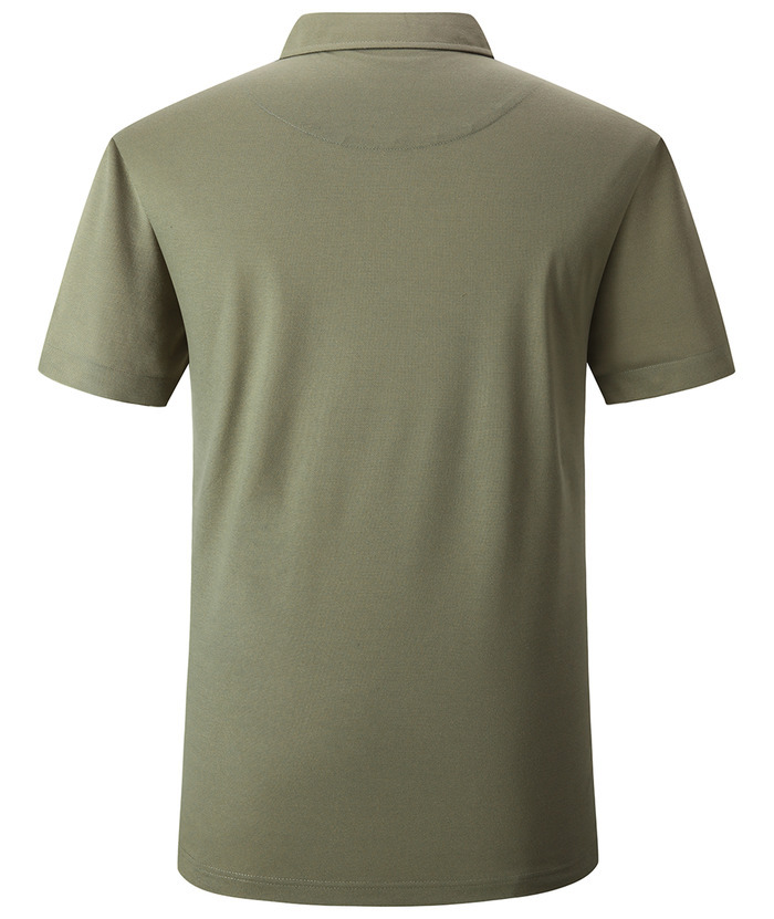 ZITY Men's Short Sleeve 3 Button Regular Fit Golf Polo Shirt-ZPK008220 | Zitysports