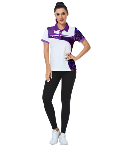 ZITY Women's Plus Size Golf Short Sleeve Quick Dry Tennis Polo Shirt-ZPK010020 | Zitysports