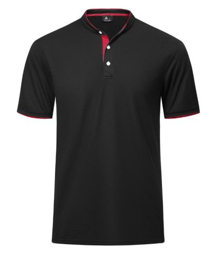 ZITY Men's Dri Fit Button Up Summer T-Shirt-CUMSS01094