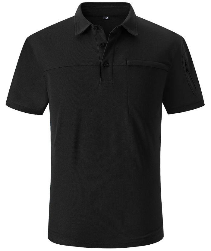 ZITY Men's Slim Fit Side Pocket Polo Shirt-APOH700020
