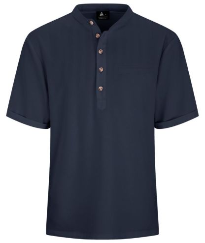 ZITY Men's Dri Fit Summer Henley T-Shirt-CUMSS01288