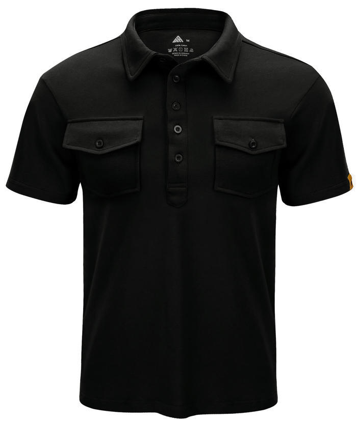 ZITY Men's Double Pocket Dri Fit Summer Golf Polo Shirt-APOH700112