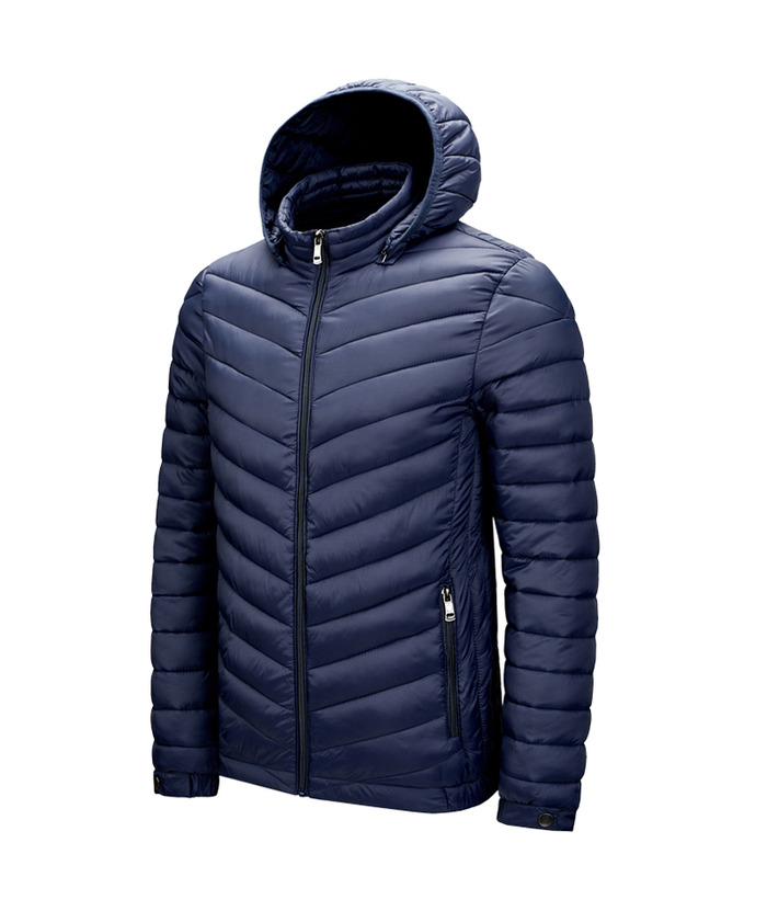 ZITY Men's Hooded Windproof Lightweight Puffer Jacket-22910 | Zitysports