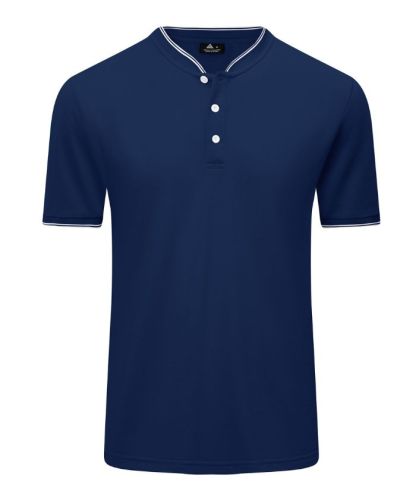 ZITY Men's Button Up Casual Neck T-Shirt-CUMSS01737