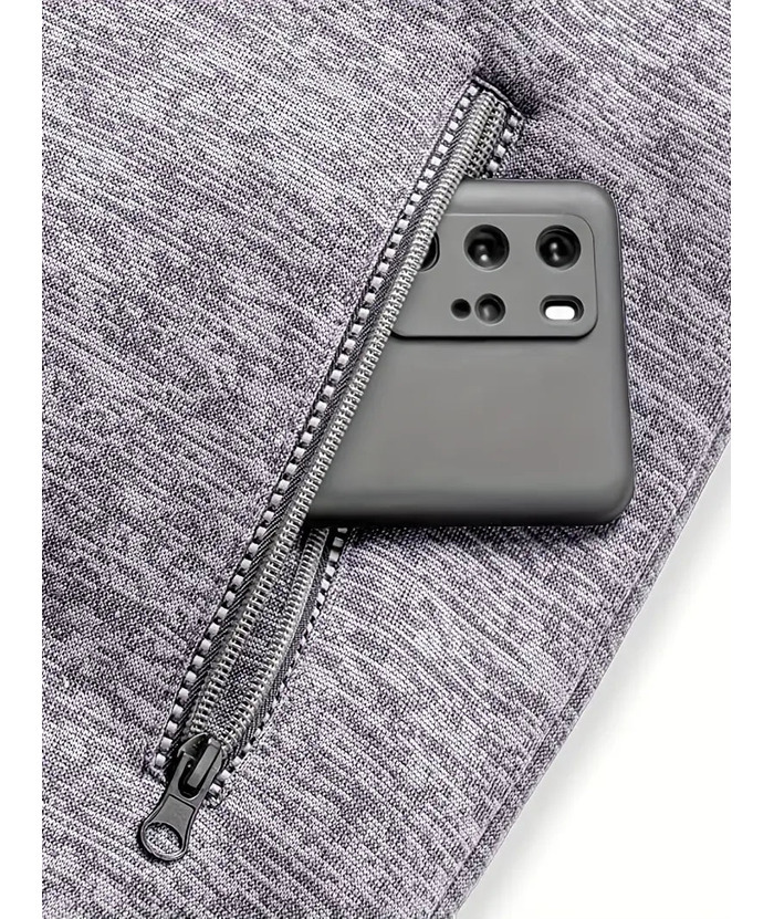 ZITY Men's Warm Fleece Solid Color Casual Zip Up Hoodie-ZPK005323 | Zitysports