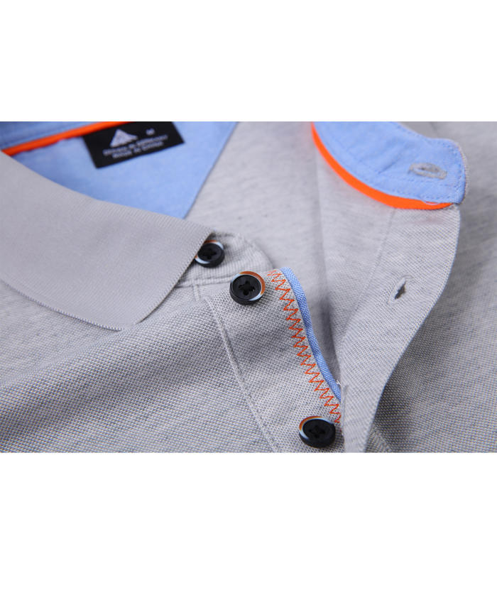 ZITY Men's Casual Solid Color Dri Fit Golf Polo Shirt-CUMPO01623