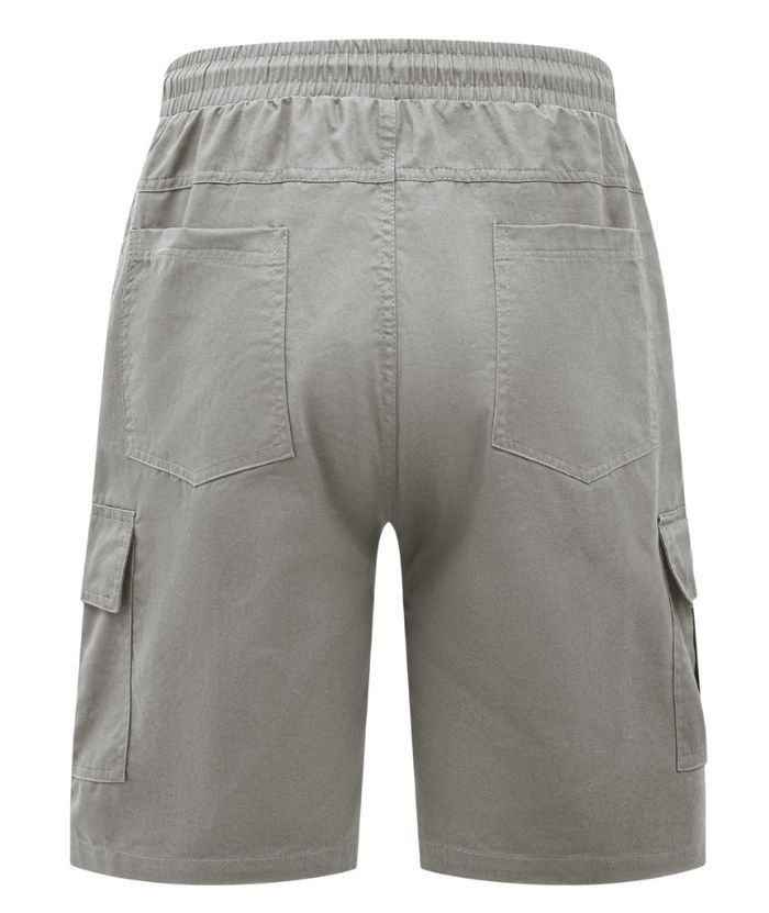 ZITY Men's Loose Fit Men's Drawstring Cargo Shorts-CEMGS05458