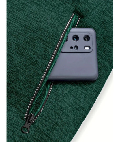 ZITY Men's Warm Fleece Solid Color Casual Zip Up Hoodie-ZPK005323 | Zitysports