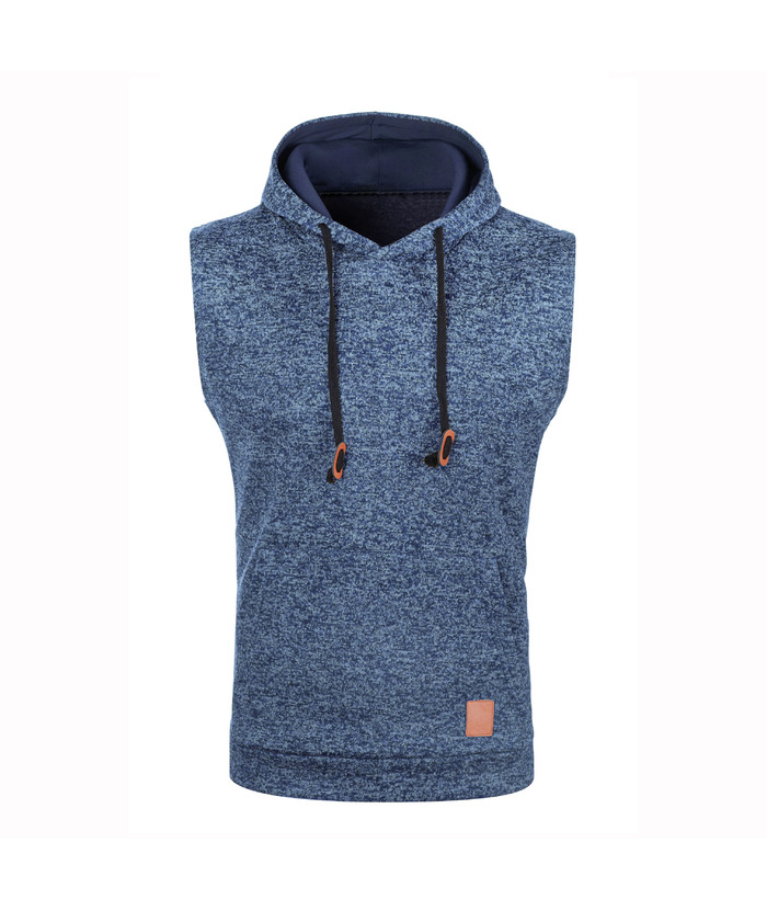 Men's Sleeveless Hooded Sport Vest Casual Hoodie-ZPK007596 | Zitysports