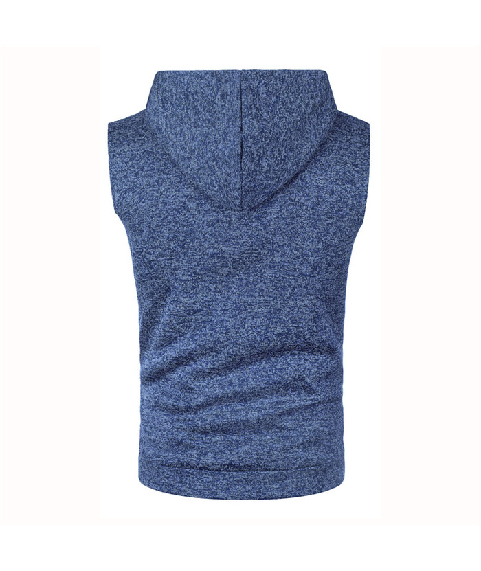 Men's Sleeveless Hooded Sport Vest Casual Hoodie-ZPK007596 | Zitysports