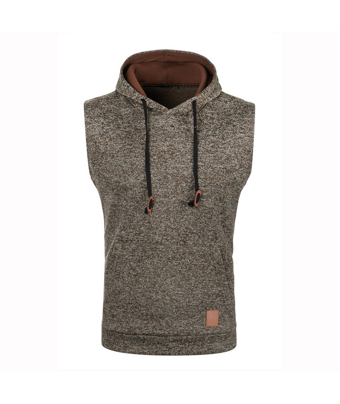 Men's Sleeveless Hooded Sport Vest Casual Hoodie-ZPK007596 | Zitysports