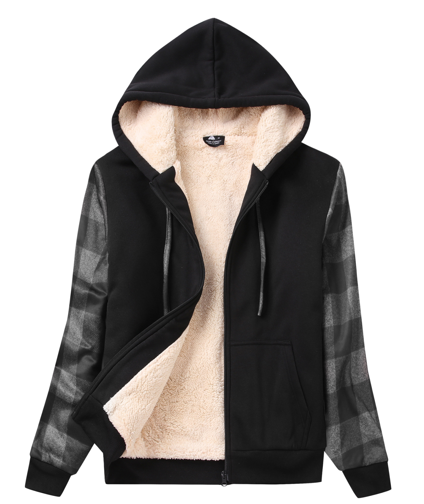 ZITY Women's Full Zipper Regular Fit Fleece Hoodie-CFWWY00020