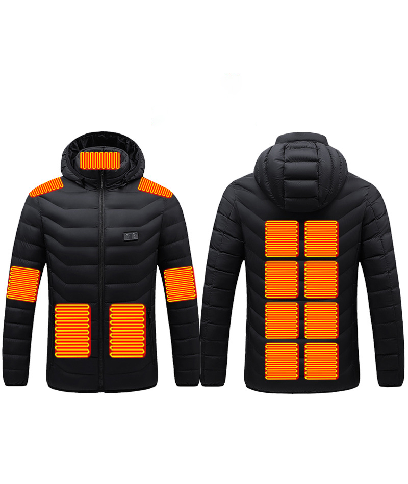 Unisex Dual Control 15 Heating Zones Heated Jacket- M09