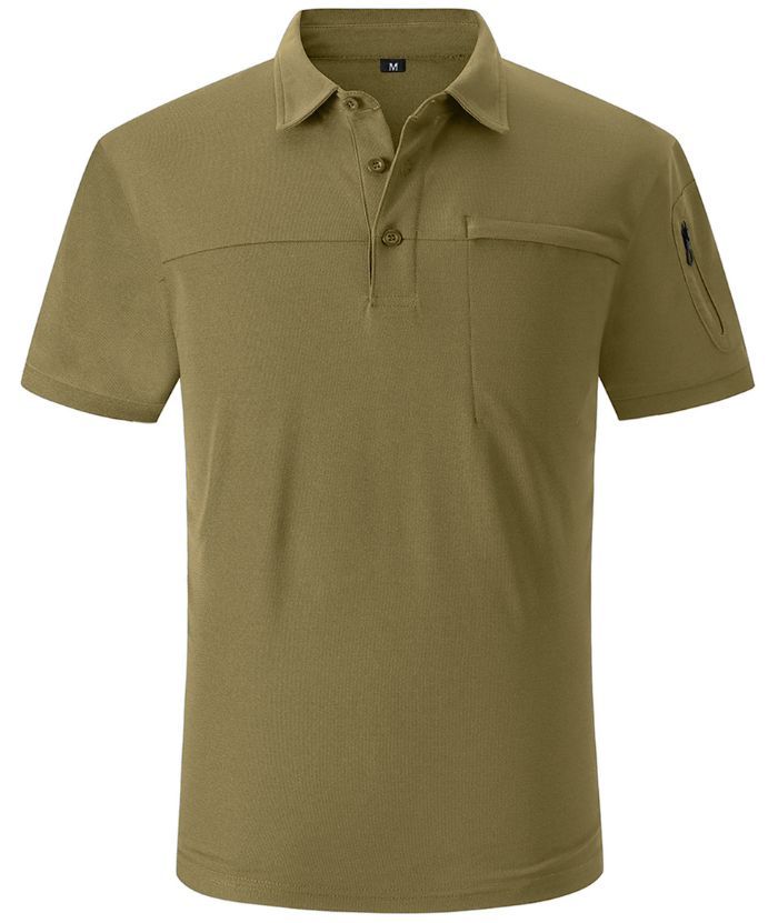ZITY Men's Slim Fit Side Pocket Polo Shirt-APOH700020