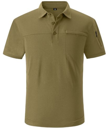 ZITY Men's Slim Fit Side Pocket Polo Shirt-APOH700020