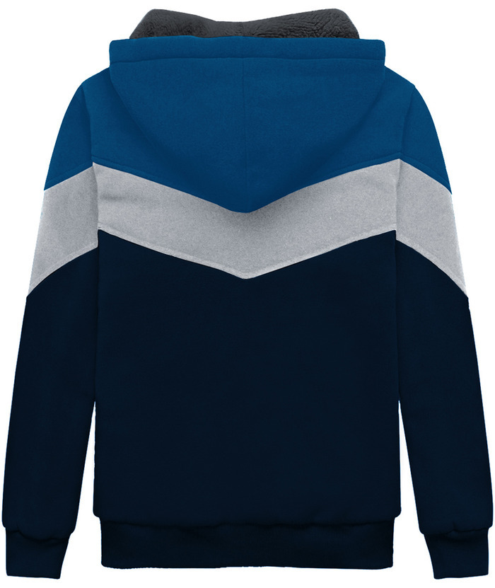 ZITY Boy's Collar Fleece Zip Up Hoodie-ZPK005858 | Zitysports