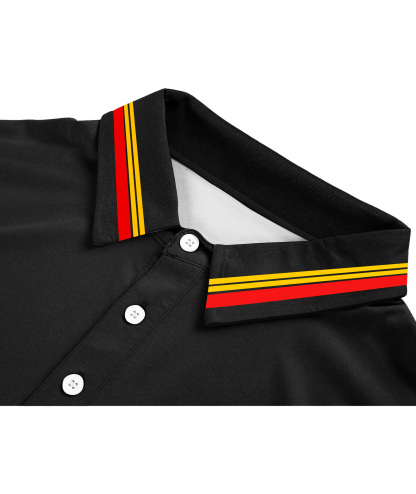 ZITY Men's Button Up Dri Fit Summer Polo Shirt-APOH700041