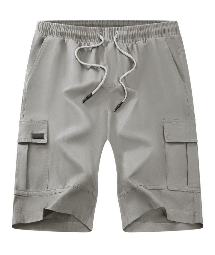 ZITY Men's Loose Fit Men's Drawstring Cargo Shorts-CEMGS05458