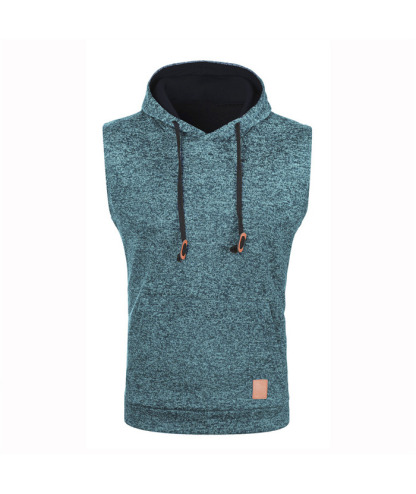 Men's Sleeveless Hooded Sport Vest Casual Hoodie-ZPK007596 | Zitysports