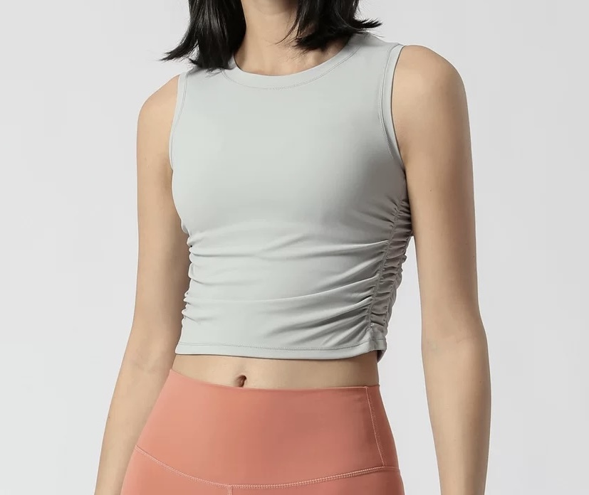 SECOOD Women’s Yoga Sleeveless Vest, Tight-itting Sports Singlets