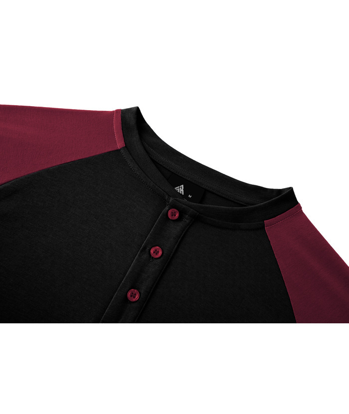 ZITY Men's Slim Fit 3 Button Up T-Shirt-CUMSS01447