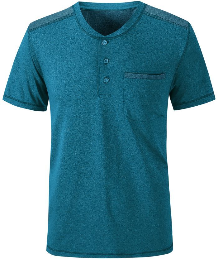 ZITY Men's Slim Fit Chest Pocket Summer T-Shirt-CUMSS01279