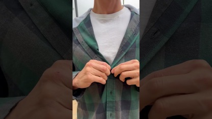 ZITY Men’s Button Down Plaid Hooded Shirt Relaxed Fit Casual Top-CFMMX20007