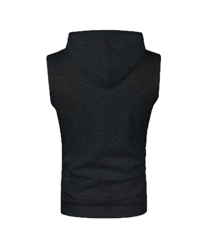 Men's Sleeveless Hooded Sport Vest Casual Hoodie-ZPK007596 | Zitysports