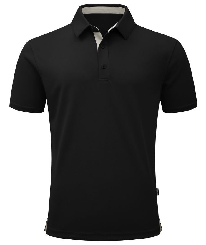 ZITY Men's Button Up Slim Fit Polo Shirt-CUMPO05188