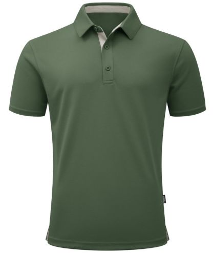 ZITY Men's Button Up Slim Fit Polo Shirt-CUMPO05188