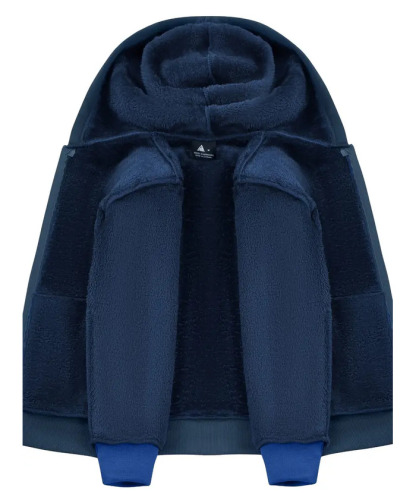 ZITY Kid's Hooded Flannel Sherpa Fleece Lined Shirt Jackets-ZPK005690 | Zitysports