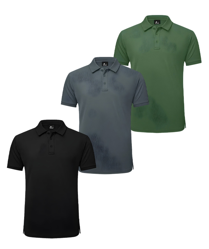 5/3 Pack Men's Dri Fit Golf Polo Shirt-TZUHE00131