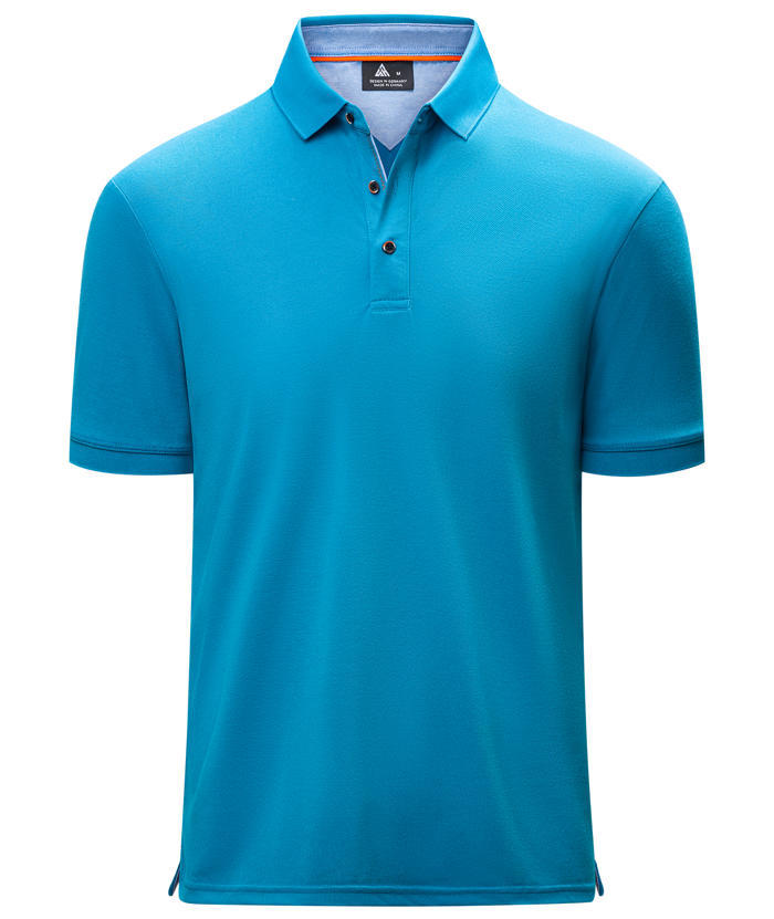 ZITY Men's Casual Solid Color Dri Fit Golf Polo Shirt-CUMPO01623