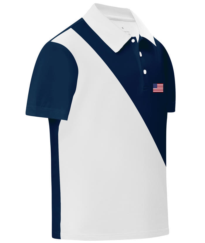 ZITY Kid's Summer Color Block Dri Fit Golf Polo Shirt-CUBPO02402