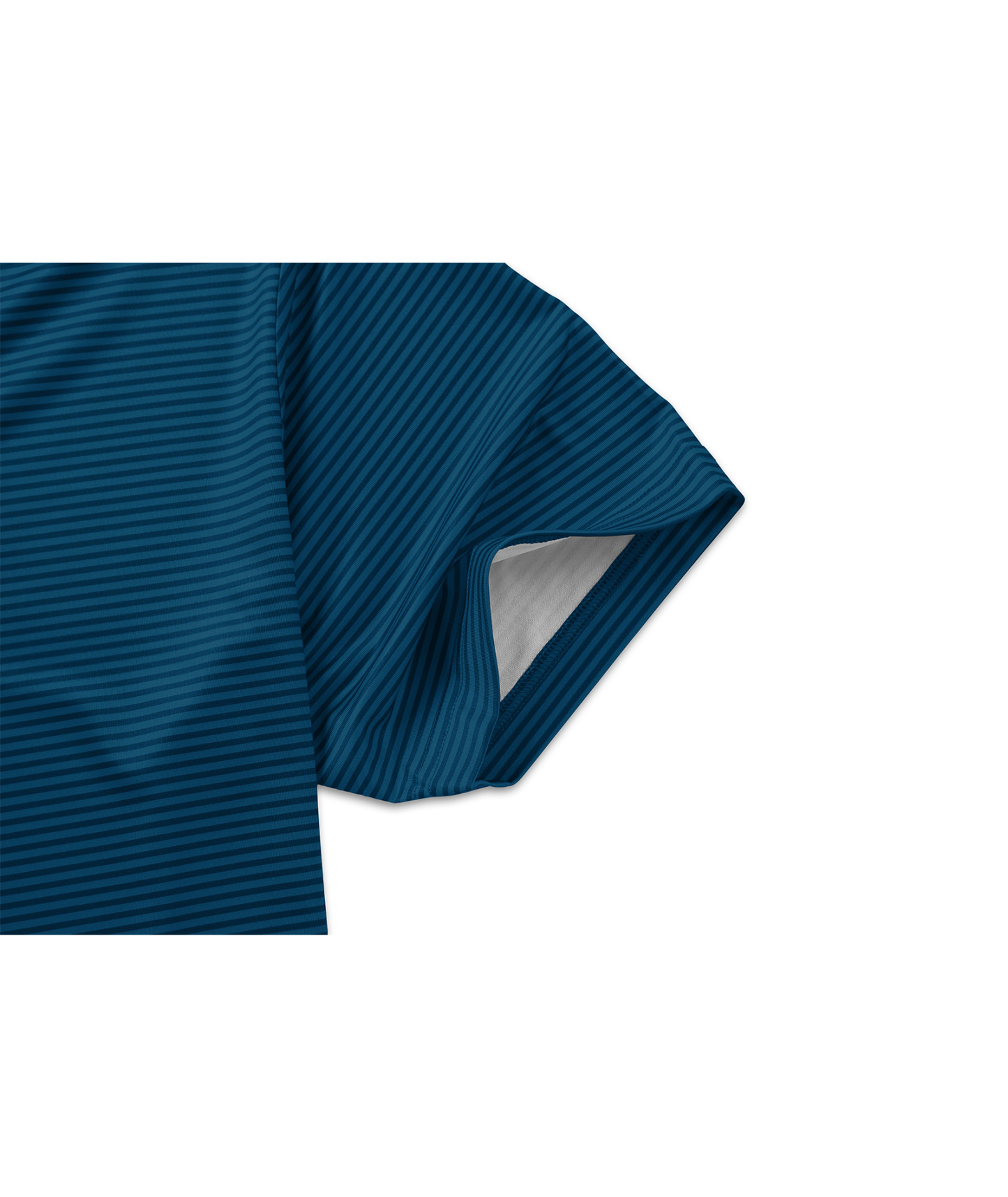 ZITY Men's Button Up Dri Fit Strip Polo Shirt-TUMPO00062