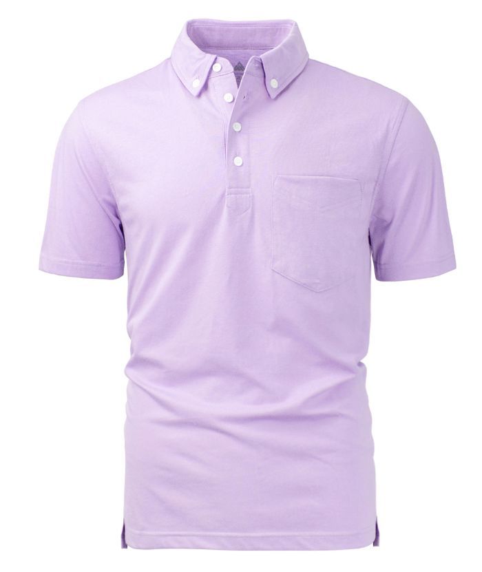 ZITY Men's Button Down Slim Fit Polo Shirt-CUMPO01277