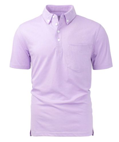 ZITY Men's Button Down Slim Fit Polo Shirt-CUMPO01277