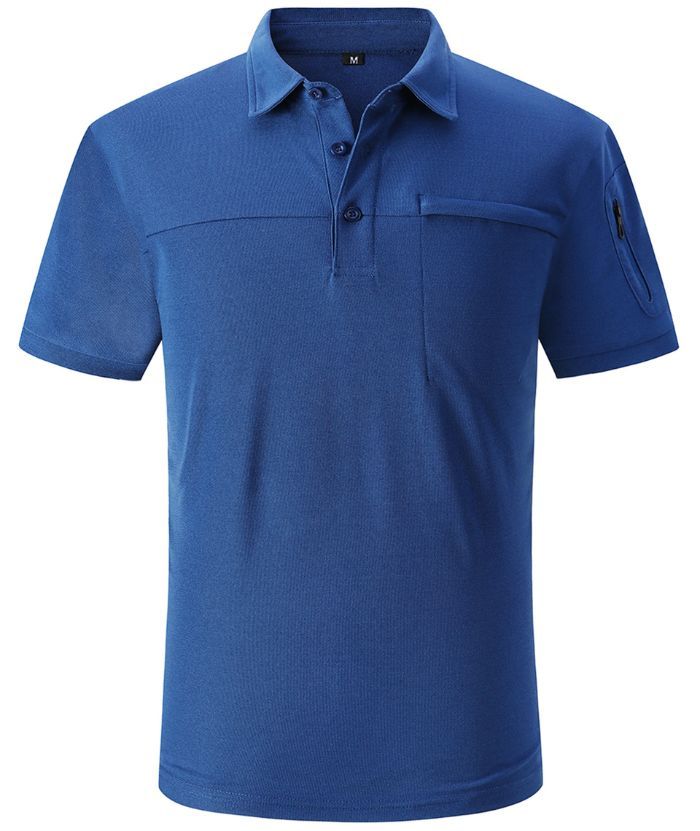 ZITY Men's Slim Fit Side Pocket Polo Shirt-APOH700020