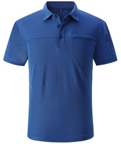 ZITY Men's Slim Fit Side Pocket Polo Shirt-APOH700020