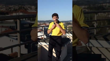 ZITY Men's Contrast Collar Slim Fit Polo Shirt-CUMPO05144