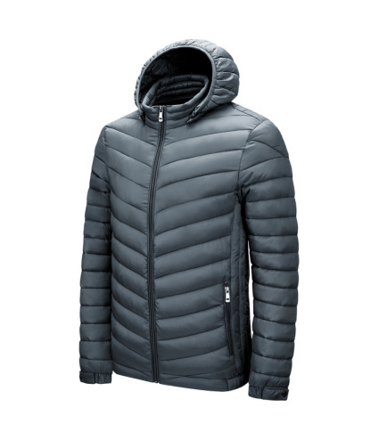 ZITY Men's Hooded Windproof Lightweight Puffer Jacket-22910 | Zitysports