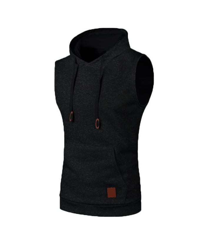 Men's Sleeveless Hooded Sport Vest Casual Hoodie-ZPK007596 | Zitysports