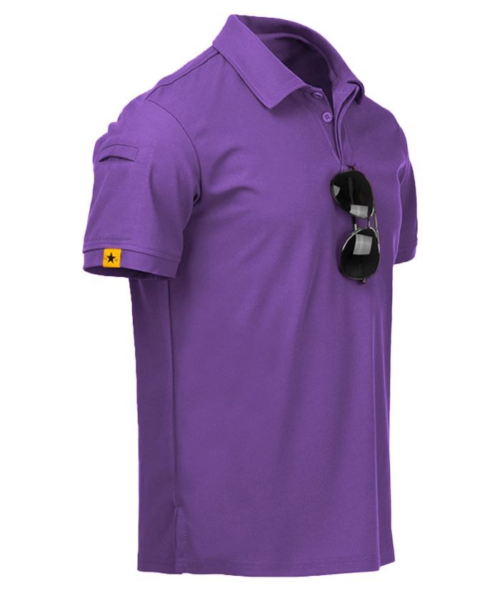 ZITY Men's Oversized Short Sleeve Sports Golf Tennis Polo Shirt-ZPK007196|Zitysports