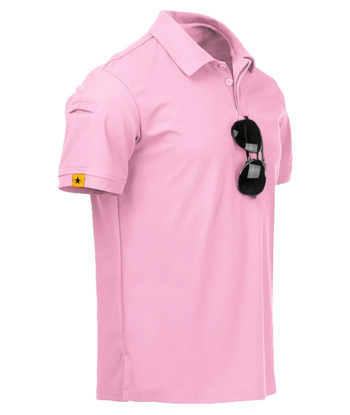 ZITY Men's Oversized Short Sleeve Sports Golf Tennis Polo Shirt-ZPK007196|Zitysports