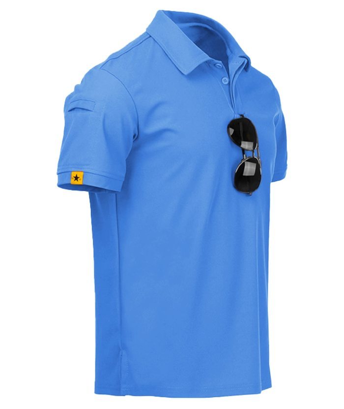 ZITY Men's Oversized Short Sleeve Sports Golf Tennis Polo Shirt-ZPK007196|Zitysports